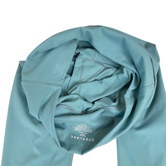 Everlane The Perform 24/7 Aqua Green Leggings  Size Large - Picture 4 of 5